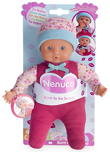 Nenuco de Famosa Da Besitos, muñeca bebé con Sonidos, para niñas y niños a Partir de 10 Meses (Famosa 700014775)