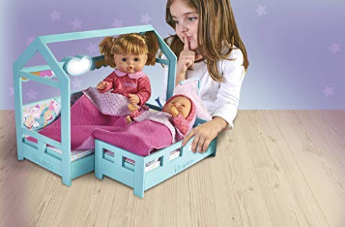 Nenuco- Hermanitas, muñecas bebé con Cama para Dormir (Famosa 700015776) Nenuco- Hermanitas, muñecas bebé con Cama para Dormir (Famosa 700015776)