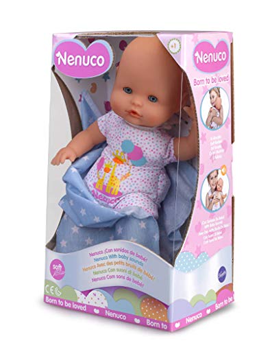 Nenuco Recién Nacido - Muñeco Infantil con Sonidos de Bebé (Famosa 700015452) Nenuco Recién Nacido - Muñeco Infantil con Sonidos de Bebé (Famosa 700015452)