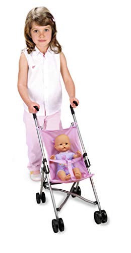 Nenuco - Sillita de metal plagable de paseo para muñecos bebé (Famosa 700015022)