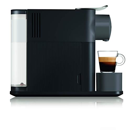 Nespresso De'Longhi Lattissima One EN500B - Cafetera monodosis de cápsulas con depósito de leche compacto, 19 bares, apagado automático, color negro, Incluye pack de bienvenida con 14 cápsulas Nespresso De'Longhi Lattissima One EN500B - Cafetera monodosis de cápsulas con depósito de leche compacto, 19 bares, apagado automático, color negro, Incluye pack de bienvenida con 14 cápsulas