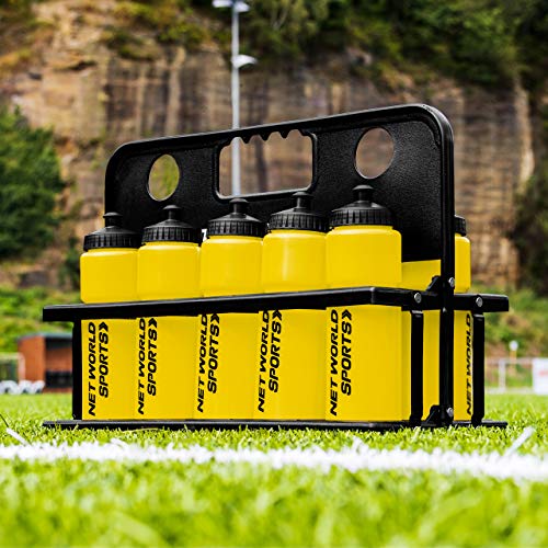 Net World Sports 10 Botellas de Agua 750ml y Porta Botellas (Amarillo) Net World Sports 10 Botellas de Agua 750ml y Porta Botellas (Amarillo)