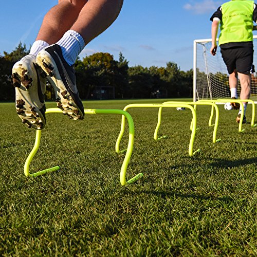 Net World Sports Forza Agilidad Vallas | Pack de 6 Vallas de Entrenamiento | Tres Alturas Diferentes Disponibles (6") Net World Sports Forza Agilidad Vallas | Pack de 6 Vallas de Entrenamiento | Tres Alturas Diferentes Disponibles (6")