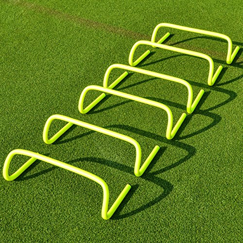 Net World Sports Forza Agilidad Vallas | Pack de 6 Vallas de Entrenamiento | Tres Alturas Diferentes Disponibles (6") Net World Sports Forza Agilidad Vallas | Pack de 6 Vallas de Entrenamiento | Tres Alturas Diferentes Disponibles (6")