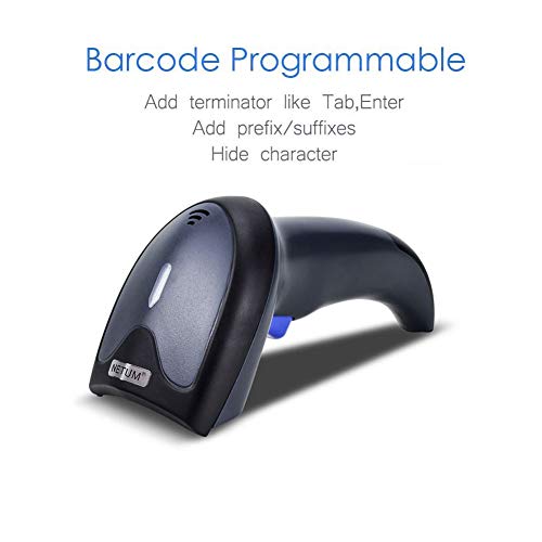 NETUM Bluetooth Barcode Scanner inalámbrico portátil escáner de código de Barras CCD 1d Lector de código de Barras Apoyo Android/iOS/Windows