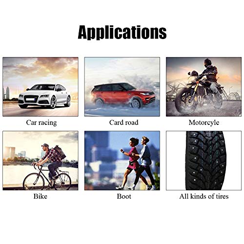 Neumático Stud BiuZi 100 Piezas De Acero Y Acero De Tungsteno Neumático Del Coche De Clavos De Plata Del Neumático De Nieve De Seguridad De Los Pernos Prisioneros De La Bici Del Coche De La Motociclet Neumático Stud BiuZi 100 Piezas De Acero Y Acero De Tungsteno Neumático Del Coche De Clavos De Plata Del Neumático De Nieve De Seguridad De Los Pernos Prisioneros De La Bici Del Coche De La Motociclet