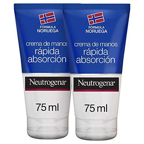 Neutrogena Crema De Manos Rápida Absorción - 2 Unidades x 75 ml.