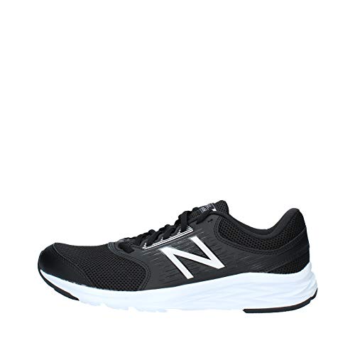 New Balance 411, Zapatillas de Running Hombre, Black (Black/White), 45 EU New Balance 411, Zapatillas de Running Hombre, Black (Black/White), 45 EU