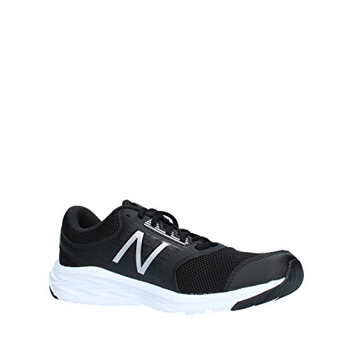 New Balance 411, Zapatillas de Running Hombre, Black (Black/White), 46.5 EU