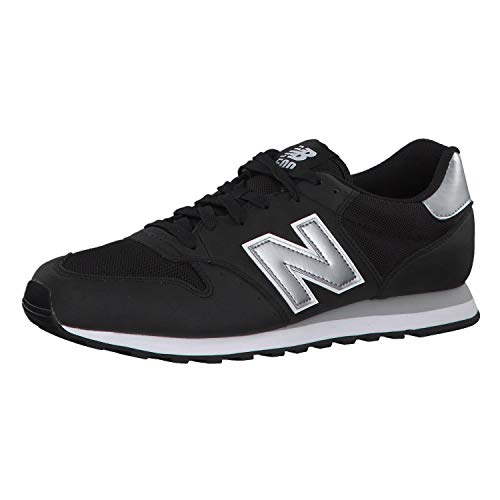 New Balance 500 Core, Zapatillas Hombre, Negro (Black Silver), 44 EU