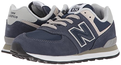 New Balance 574v2 Core Lace, Modelo PC574GV, Zapatillas para Niños, Azul (Navy/Grey GV), 30.5 EU