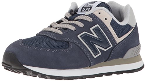 New Balance 574v2 Core Lace, Modelo PC574GV, Zapatillas para Niños, Azul (Navy/Grey GV), 30.5 EU