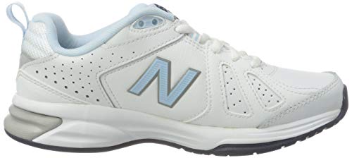 New Balance 624v5, Zapatillas Deportivas para Interior para Mujer, Blanco (White White), 38 EU