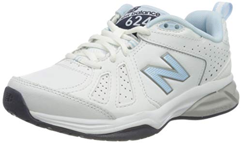 New Balance 624v5, Zapatillas Deportivas para Interior para Mujer, Blanco (White White), 38 EU New Balance 624v5, Zapatillas Deportivas para Interior para Mujer, Blanco (White White), 38 EU