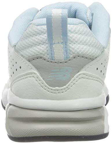 New Balance 624v5, Zapatillas Deportivas para Interior para Mujer, Blanco (White White), 38 EU