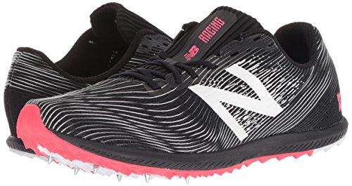 New Balance CS7 h, Zapatillas de Atletismo Hombre, Negro (Black/Bright Cherry BP), 43 EU