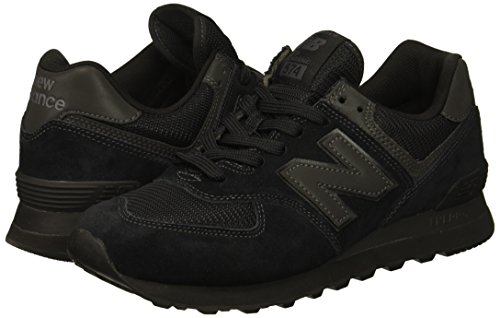 New Balance Hombre 574v2-core Trainers Zapatillas, Negro (Triple Black), 40 EU