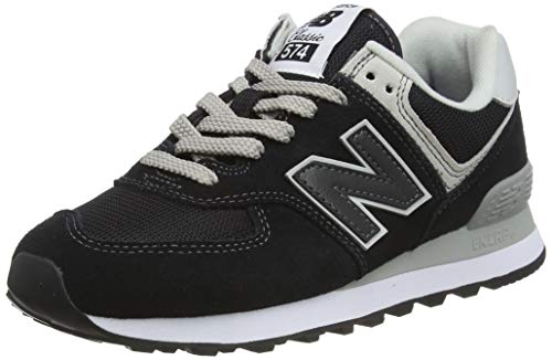 New Balance Mujer 574v2 Core, Zapatillas Negro (Black), 40 EU