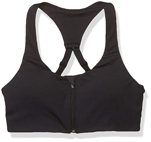 New Balance NB Power X - Sujetador con cremallera frontal, color negro, talla XS (D-DD) New Balance NB Power X - Sujetador con cremallera frontal, color negro, talla XS (D-DD)