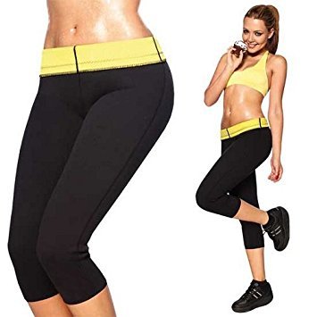 New Fit neoprene vest and pants Pantalones de Entrenamiento para Mujer, de Neopreno, termoactivo, para Correr, Yoga, Gimnasio, Fitness, Talla M