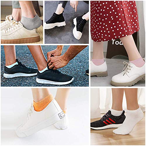 Newdora Calcetines Mujer, 8 Pares Calcetines Tobilleros Mujer Cortos e Invisibles, Antideslizante Algodón Calcetines transpirables e deportivos Newdora Calcetines Mujer, 8 Pares Calcetines Tobilleros Mujer Cortos e Invisibles, Antideslizante Algodón Calcetines transpirables e deportivos