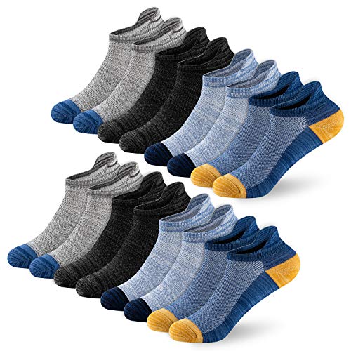 Newdora Calcetines Tobilleros Hombres, 8 Pares Calcetines Para Hombre y Mujer, Calcetines Deportivos Hombre Cortos, Invisibles Calcetines Hombre (43-46) Newdora Calcetines Tobilleros Hombres, 8 Pares Calcetines Para Hombre y Mujer, Calcetines Deportivos Hombre Cortos, Invisibles Calcetines Hombre (43-46)