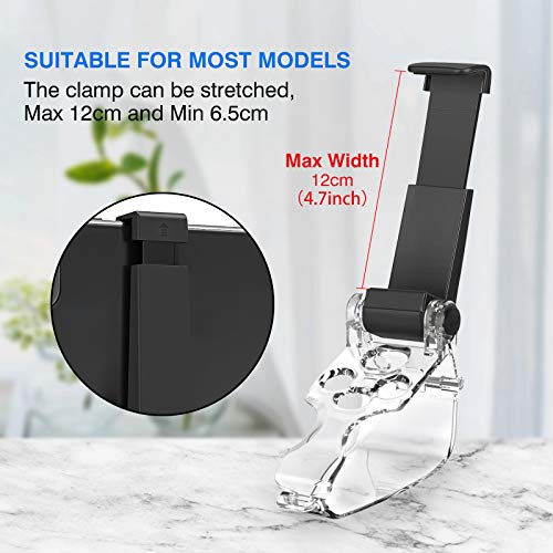 Newseego Xbox Series X/S Controller Phone Mount Clip, Soporte Plegable para Controlador Soporte para Teléfono Móvil para Juegos de Controller Clip de Montaje de Juegos Móviles para Xbox Series X/S Newseego Xbox Series X/S Controller Phone Mount Clip, Soporte Plegable para Controlador Soporte para Teléfono Móvil para Juegos de Controller Clip de Montaje de Juegos Móviles para Xbox Series X/S