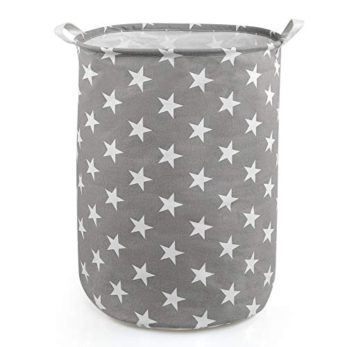 NEWSTYLE Pliable Panier à Linge,Grand Organiser Paniers pour Vêtements Stockage de Jouets Household Organisateur (Gris Star) NEWSTYLE Pliable Panier à Linge,Grand Organiser Paniers pour Vêtements Stockage de Jouets Household Organisateur (Gris Star)