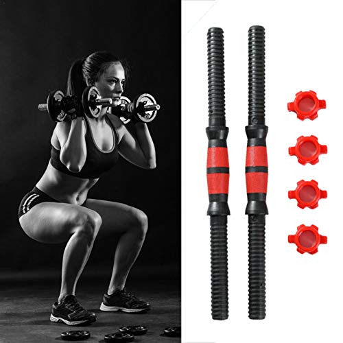 N/H Barra corta para mancuernas, duradera, tubo de conexión de acero, rosca de goma, mango antideslizante para entrenamiento deportivo, orificio de 28-30 mm máx. N/H Barra corta para mancuernas, duradera, tubo de conexión de acero, rosca de goma, mango antideslizante para entrenamiento deportivo, orificio de 28-30 mm máx.