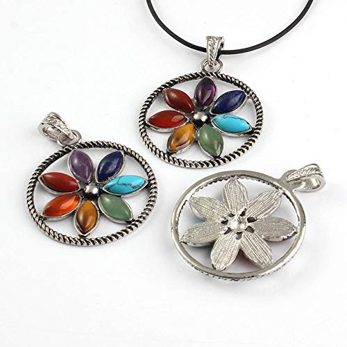 Niaofeces Colgantes 7 Chakra Colgante De Piedra Curación Vida Piedra De Roca Reiki Accesorios Inicio Yoga Meditación Fabricación De Joyas Niaofeces Colgantes 7 Chakra Colgante De Piedra Curación Vida Piedra De Roca Reiki Accesorios Inicio Yoga Meditación Fabricación De Joyas