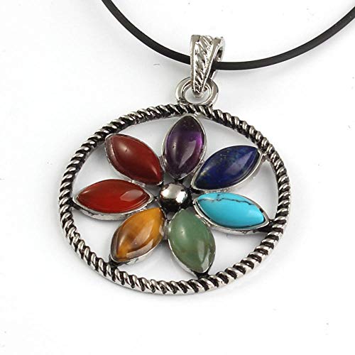 Niaofeces Colgantes 7 Chakra Colgante De Piedra Curación Vida Piedra De Roca Reiki Accesorios Inicio Yoga Meditación Fabricación De Joyas Niaofeces Colgantes 7 Chakra Colgante De Piedra Curación Vida Piedra De Roca Reiki Accesorios Inicio Yoga Meditación Fabricación De Joyas