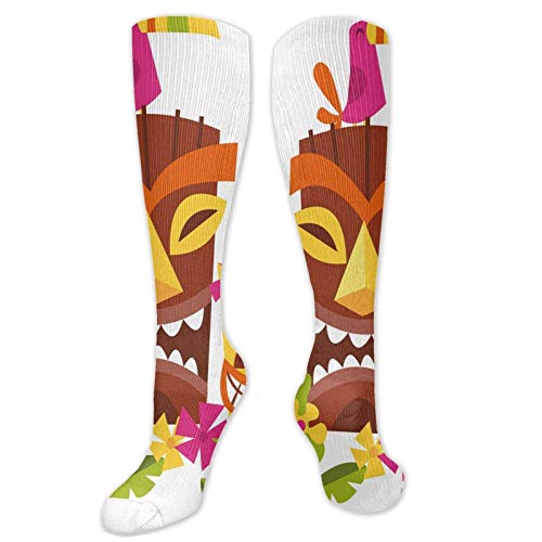 Nicegift Calcetines de compresión Calcetín mediano para pantorrilla, figuras de corazón lindo Amantes de los días de San Valentín Niños Guardería Bebé Amor Concepto festivo