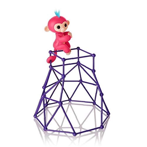 Nicetruc Escalada interactiva del bebé del Mono del Soporte metálica para niños Set de Juego para los niños Manos Mono de Juguete - para la diversión y la decoración de la Tabla