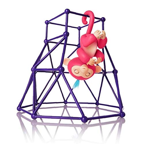 Nicetruc Escalada interactiva del bebé del Mono del Soporte metálica para niños Set de Juego para los niños Manos Mono de Juguete - para la diversión y la decoración de la Tabla