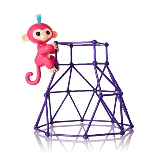 Nicetruc Escalada interactiva del bebé del Mono del Soporte metálica para niños Set de Juego para los niños Manos Mono de Juguete - para la diversión y la decoración de la Tabla