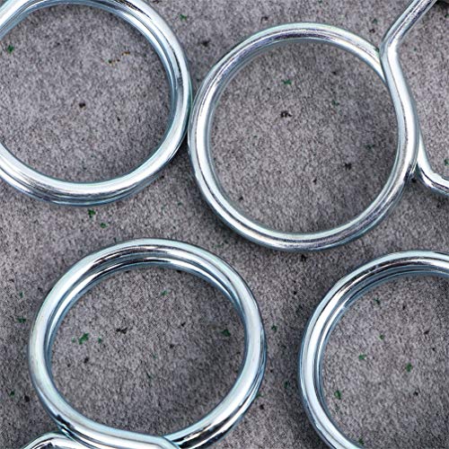 NICEXMAS 10 Piezas Collares con Clip de Resorte Collares de Resorte con Mancuernas Barra de Pesas Barra de Curl Y Mancuernas Manijas 28 Mm NICEXMAS 10 Piezas Collares con Clip de Resorte Collares de Resorte con Mancuernas Barra de Pesas Barra de Curl Y Mancuernas Manijas 28 Mm