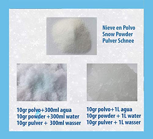 Nieve Artificial instantánea (Nieve Mágica) 100 Gramos