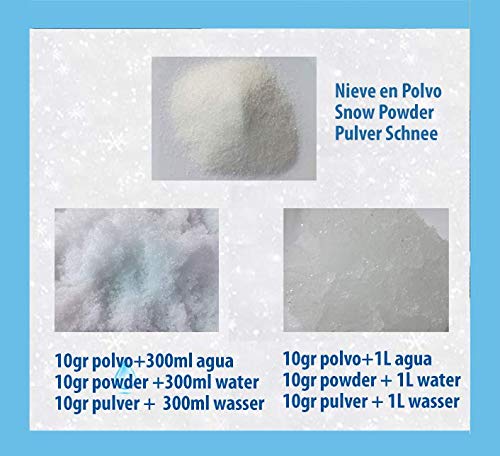 Nieve Artificial instantánea (Nieve Mágica) 100 Gramos Nieve Artificial instantánea (Nieve Mágica) 100 Gramos
