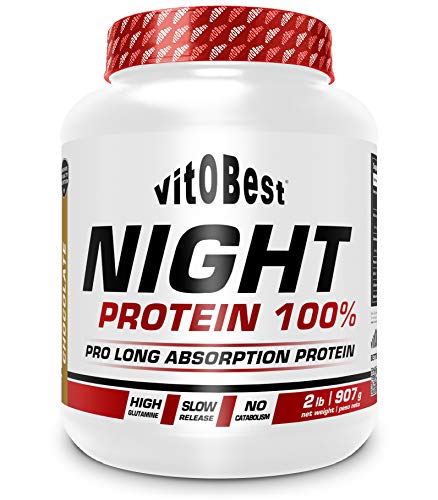 NIGHT PROTEIN 100% 2 lb VAINILLA - Suplementos Alimentación y Suplementos Deportivos - Vitobest
