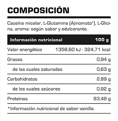 NIGHT PROTEIN 100% 2 lb VAINILLA - Suplementos Alimentación y Suplementos Deportivos - Vitobest