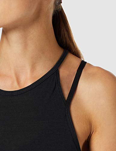 NIKE 889077 Tank Top para Mujer, Mujer, Camiseta de Tirantes, 889077, Black Black Dark Grey, M