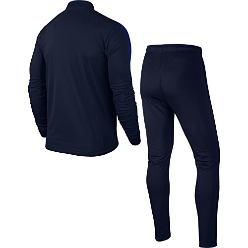 Nike Academy16 Knt Tracksuit 2, Chándal Para Hombre, Negro / Azul / Blanco (Obsidian/Obsidian/Deep Royal Blue/White), S