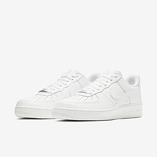 Nike Air Force 1 '07, Zapatillas de Deporte Hombre, Blanco (White/White), 44.5 EU