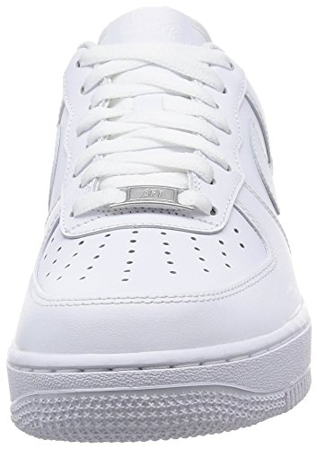 Nike Air Force 1 '07, Zapatillas de Deporte Hombre, Blanco (White/White), 44.5 EU