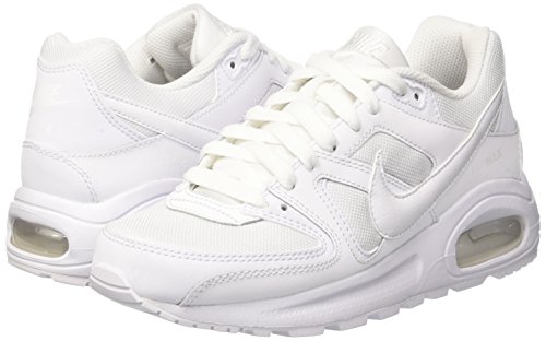 Nike Air Max Command Flex, Zapatillas para Niños, Blanco (White / White / White), 37.5 EU