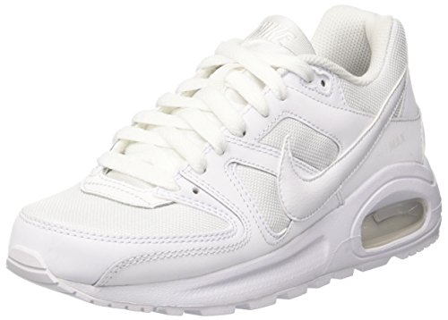 Nike Air Max Command Flex, Zapatillas para Niños, Blanco (White / White / White), 37.5 EU
