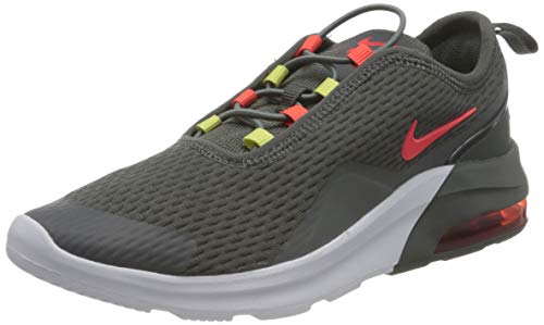 NIKE Air MAX Motion 2 (PSE), Running Shoe, Iron Grey/Bright Crimson-Limelight-White, 32 EU NIKE Air MAX Motion 2 (PSE), Running Shoe, Iron Grey/Bright Crimson-Limelight-White, 32 EU