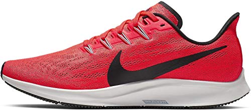 Nike Air Zoom Pegasus 36, Zapatillas de Atletismo Hombre, Multicolor (Bright Crimson/Black/Vast Grey 600), 45 EU