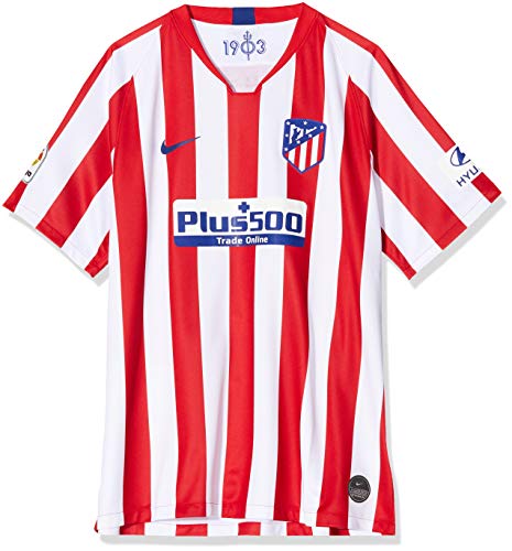 NIKE Atlético de Madrid 2019/2020 Camiseta, Hombre, Rojo/Blanco (1ª Equipación), L NIKE Atlético de Madrid 2019/2020 Camiseta, Hombre, Rojo/Blanco (1ª Equipación), L