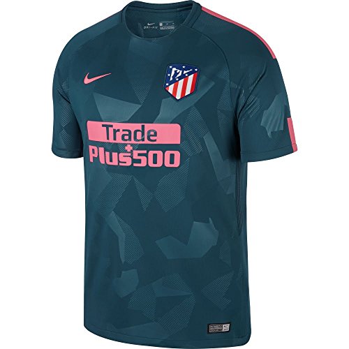 NIKE Atlético de Madrid Camiseta, Hombre, Verde/Rosa, L